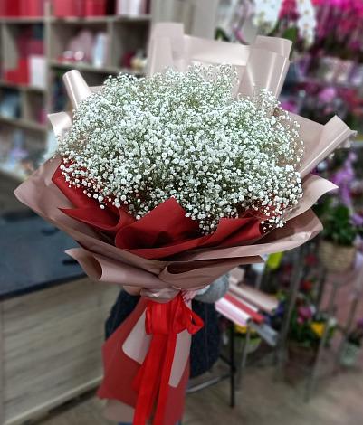 Букет цветов из: Гипсофила в Далматово