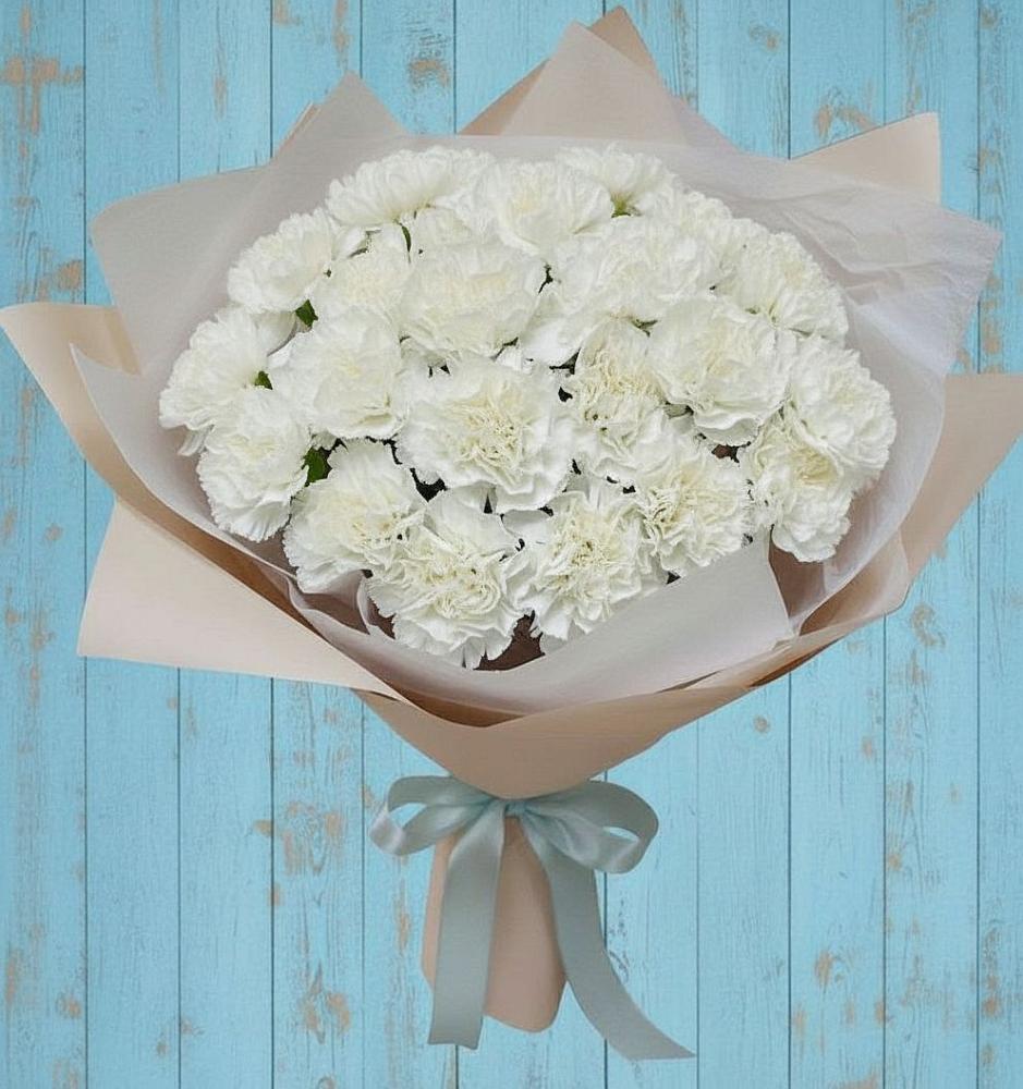 Букет цветов из: Гвоздики в Далматово