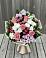 Букет цветов из: Альстромерии, Гвоздики, Розы и Хризантемы в Далматово