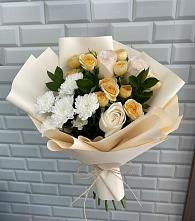 Букет цветов из:  Розы и Хризантемы в Далматово