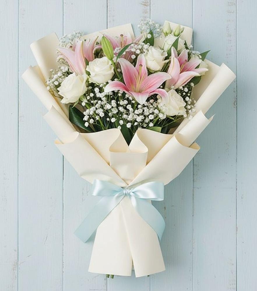 Букет цветов из: Лилии в Далматово