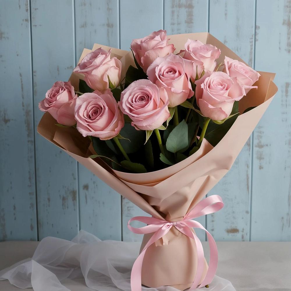 Букет цветов из: Розы в Далматово