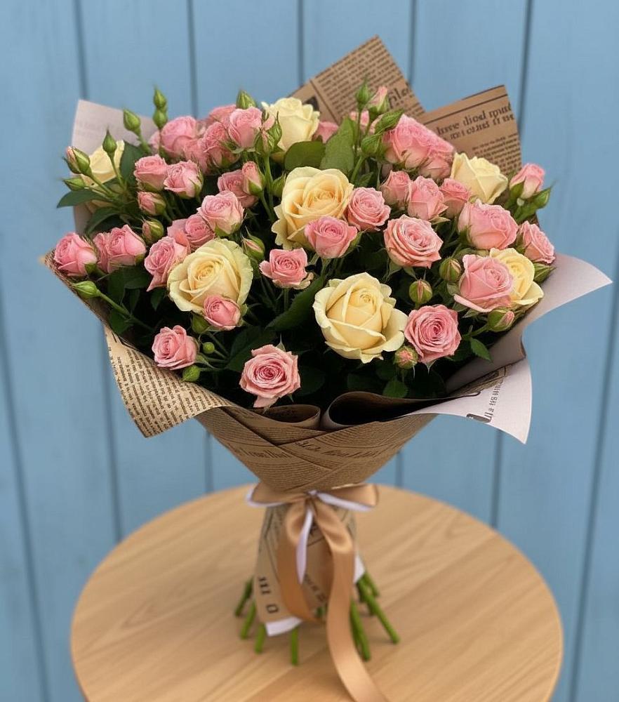 Букет цветов из: Розы в Далматово