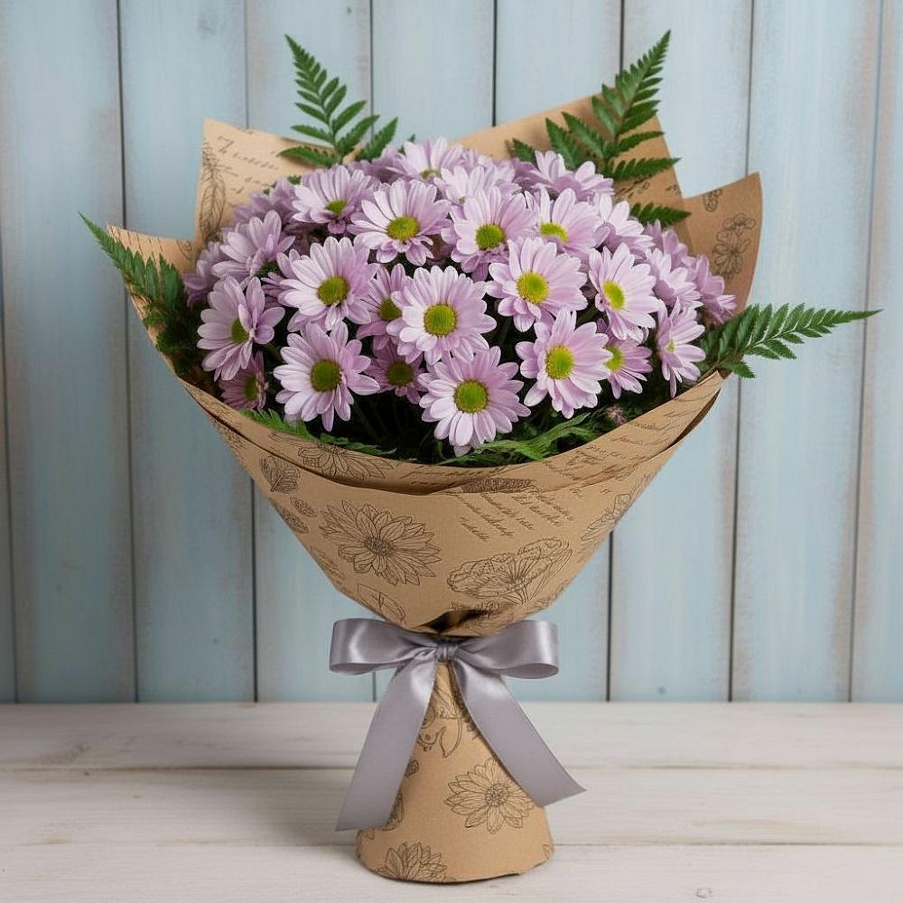 Букет цветов из: Хризантемы в Далматово