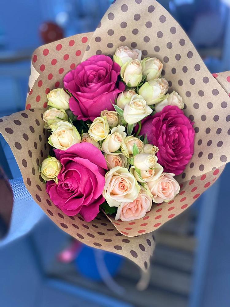 Букет цветов из: Розы в Далматово