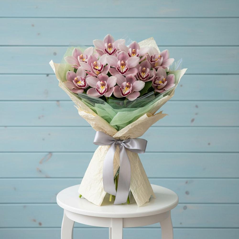 Букет цветов из: Орхидеи и Розы в Далматово