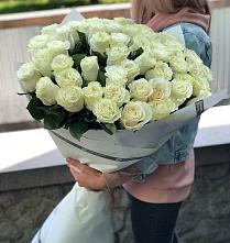 Букет 35 Белых роз #REPLACE_PRED# Далматово