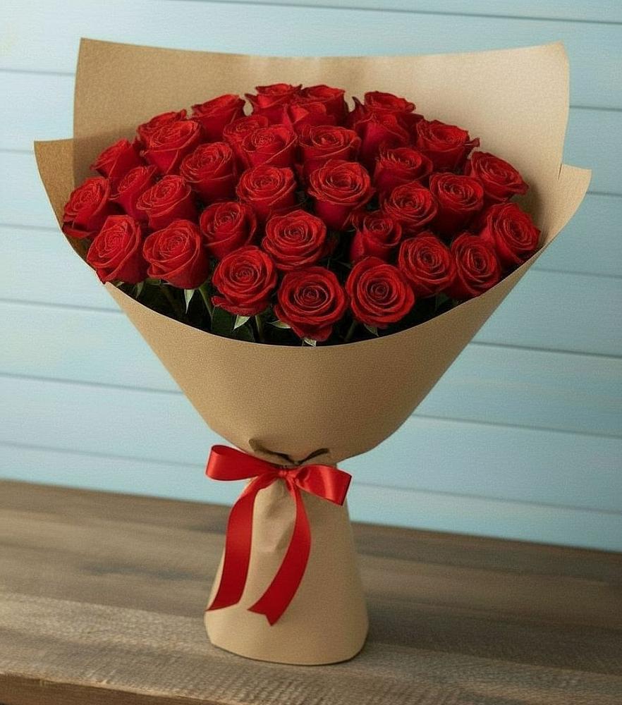 Букет Красные розы Милано в Далматово