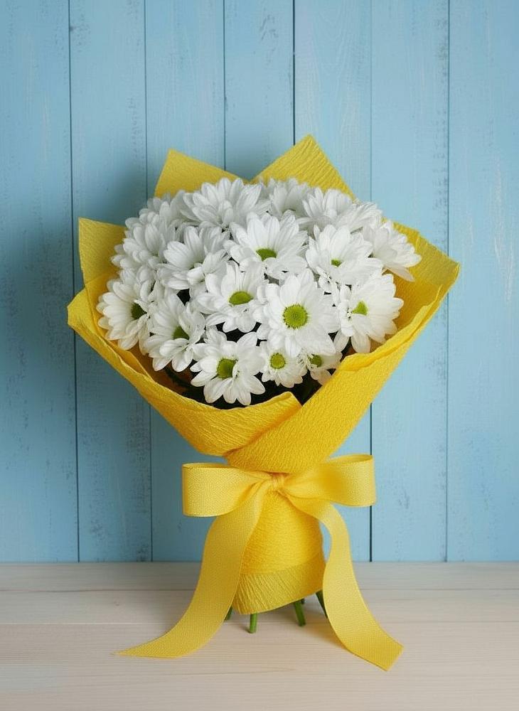 Букет цветов из: Хризантемы в Далматово