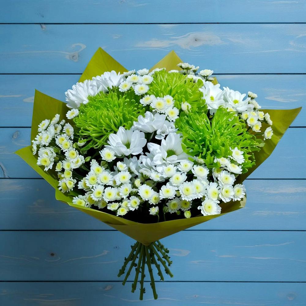 Букет цветов из: Хризантемы в Далматово
