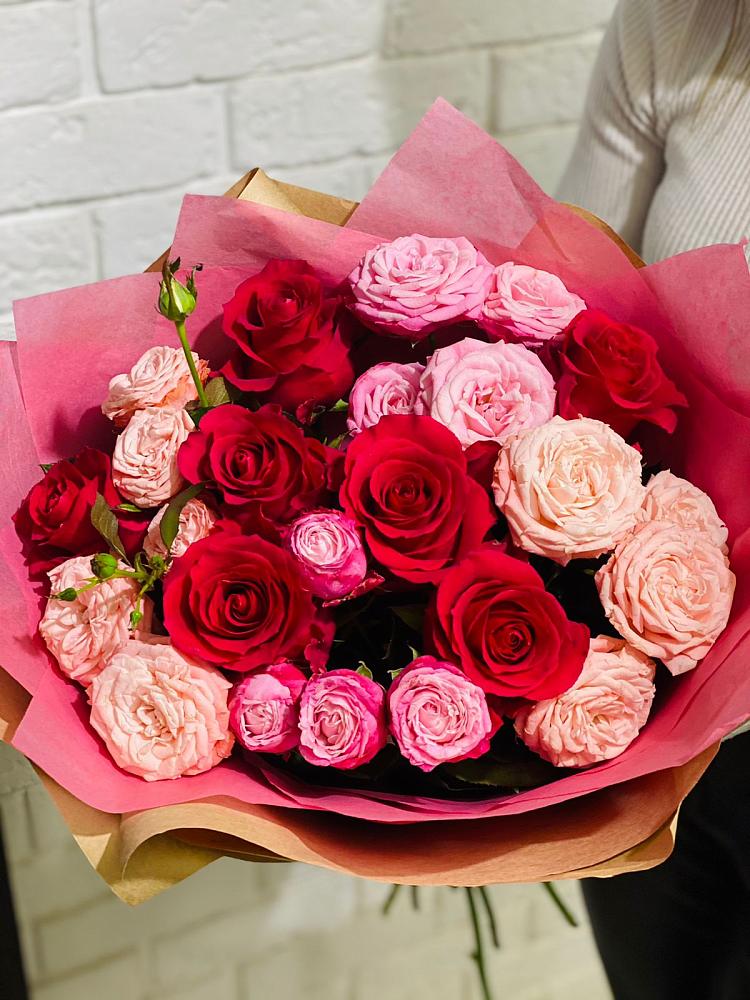 Букет цветов из: Розы в Далматово