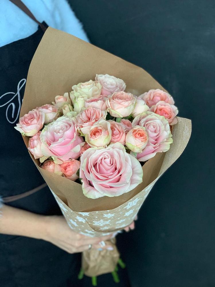 Букет цветов из: Хризантемы и Розы в Далматово