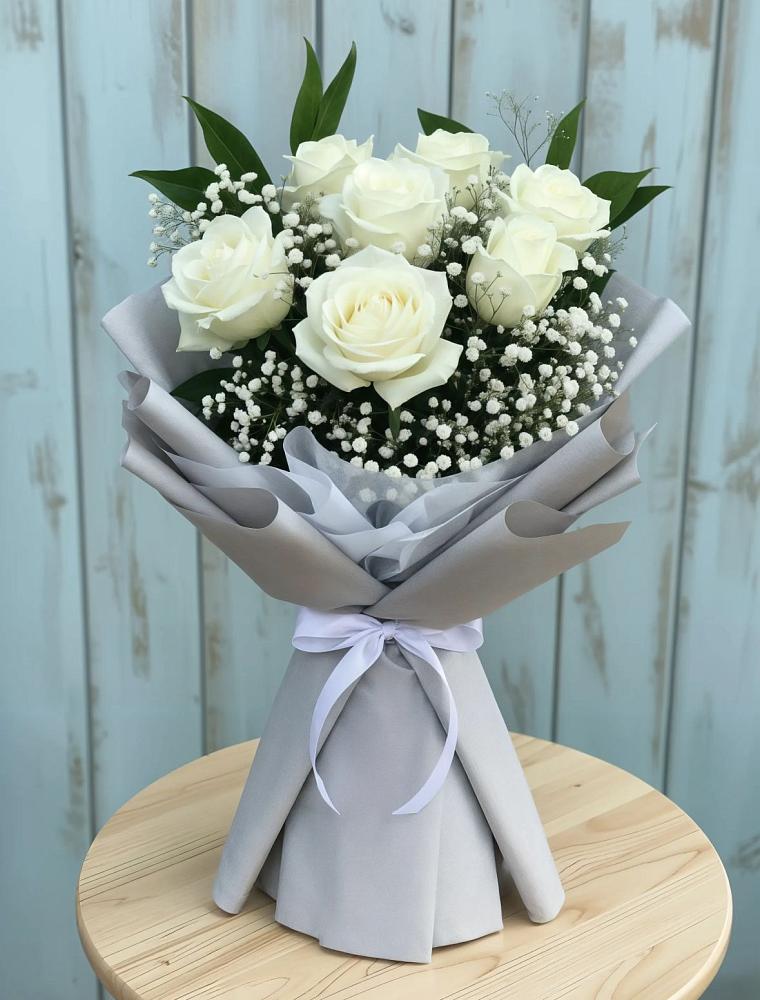 Букет цветов из: Розы в Далматово