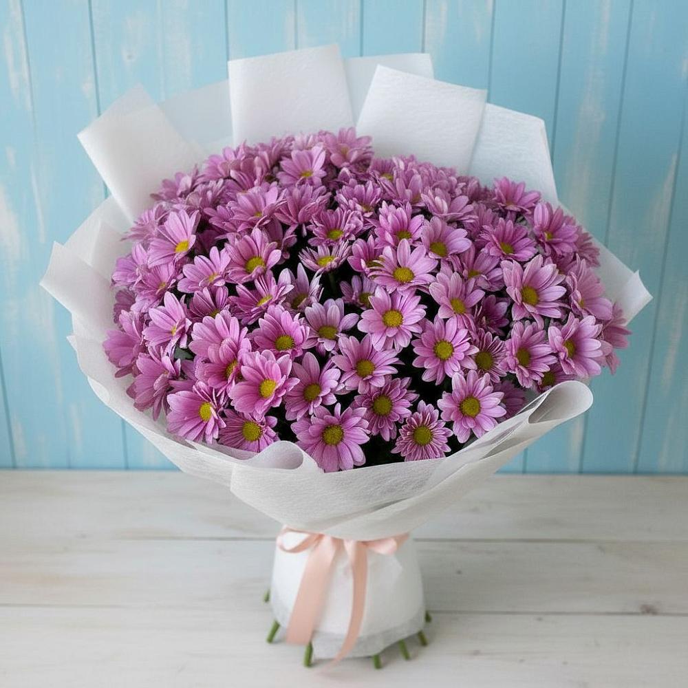 Букет цветов из: Хризантемы в Далматово