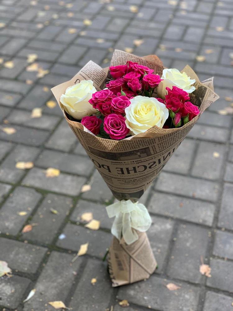 Букет цветов из: Розы в Далматово