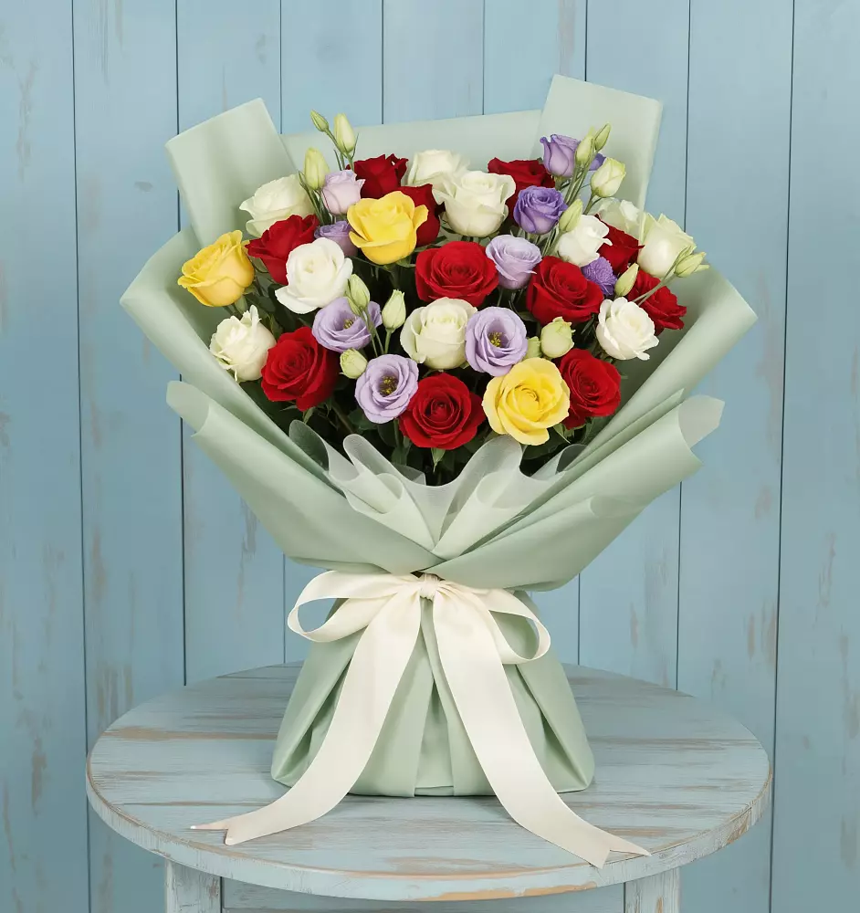 Букет цветов из: Розы в Далматово