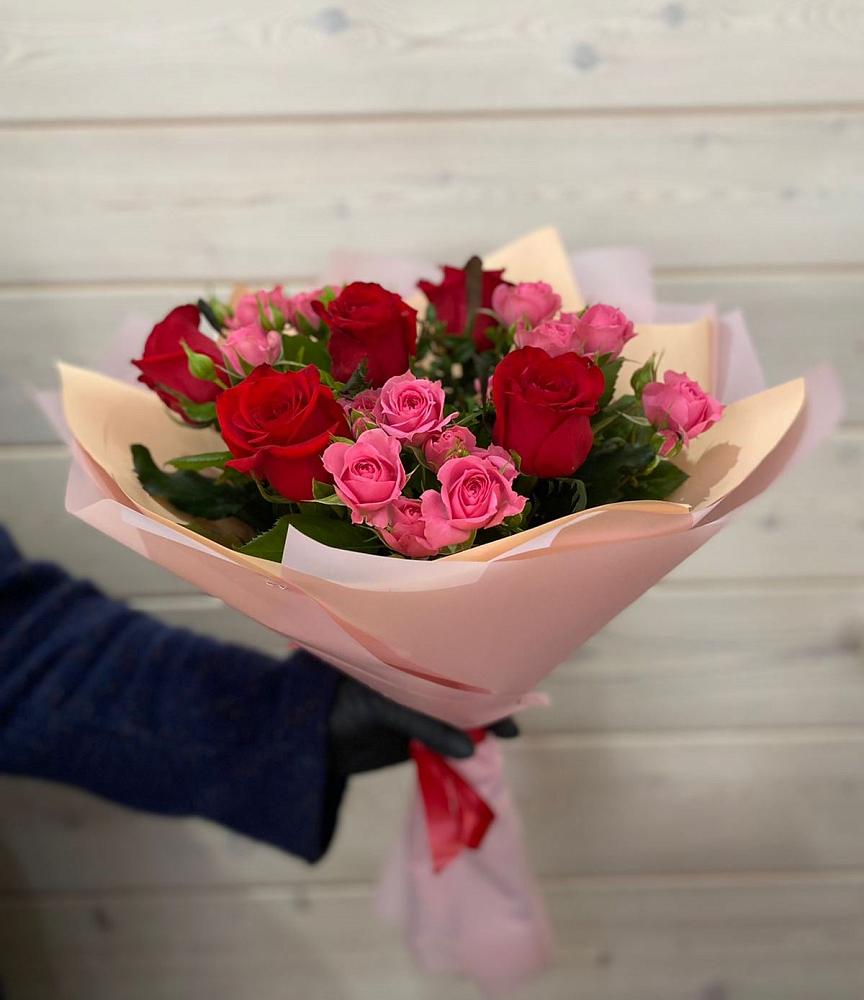 Букет цветов из: Розы в Далматово