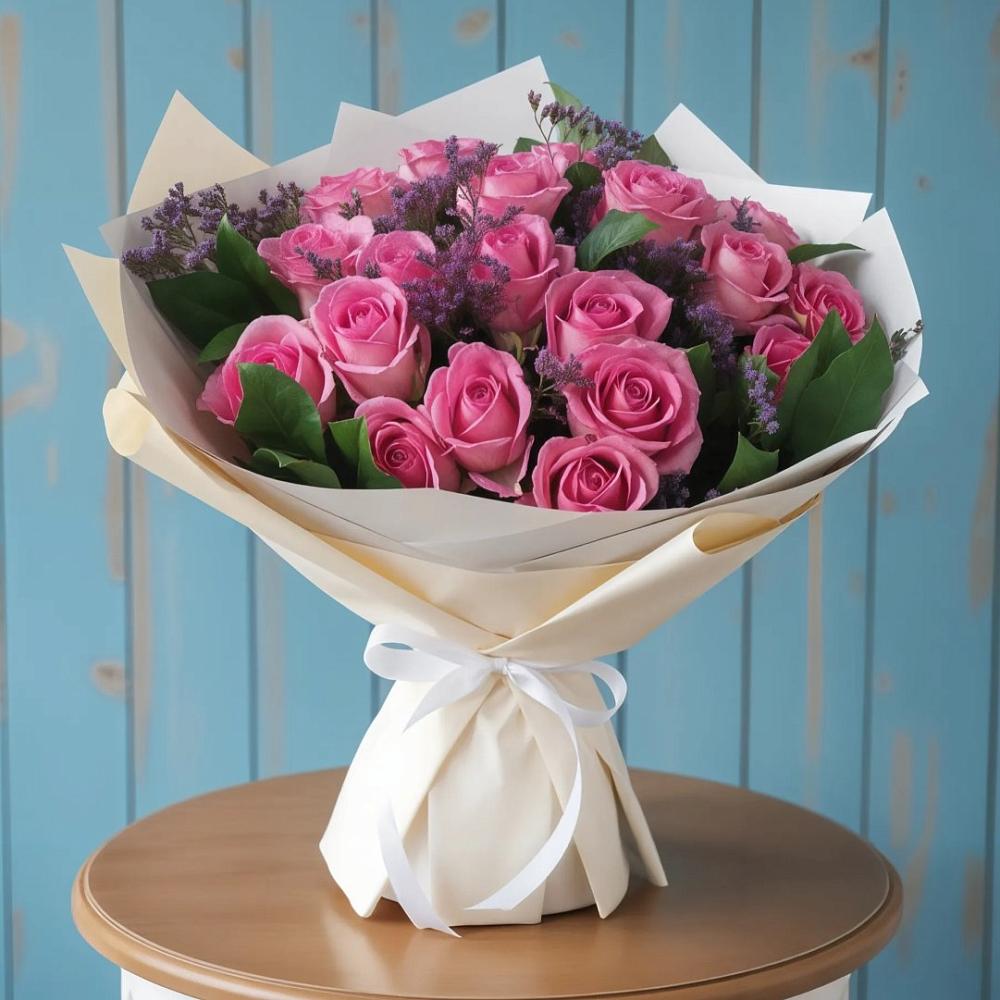 Букет цветов из: Розы в Далматово