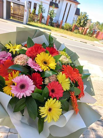 Букет цветов из: Герберы в Далматово