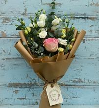 Букет цветов из:  Розы и Лизиантусы в Далматово